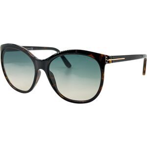 Tom Ford FT0568 Geraldine 02 Womens Sunglass 52P Dark Havana
